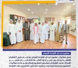 طلاب مدارس الشافي الأهلية يلتقون مدير إدارة النشاط للطلابي للبنين